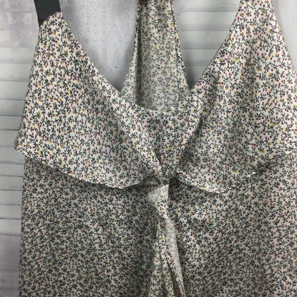 ToTo Collection Satin Floral Tank Top 1X - Picture 2 of 7